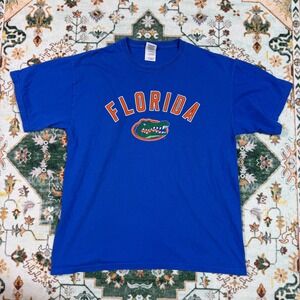 Florida Gators‎ T-Shirt Mens Size L Graphic Print Blue NCAA College